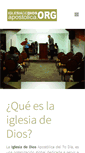 Mobile Screenshot of iglesiadediosapostolica.org